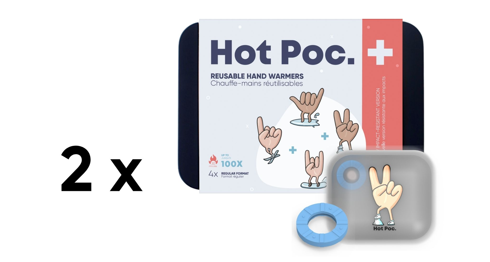 Hot Poc Chauffe-Mains Réutilisable